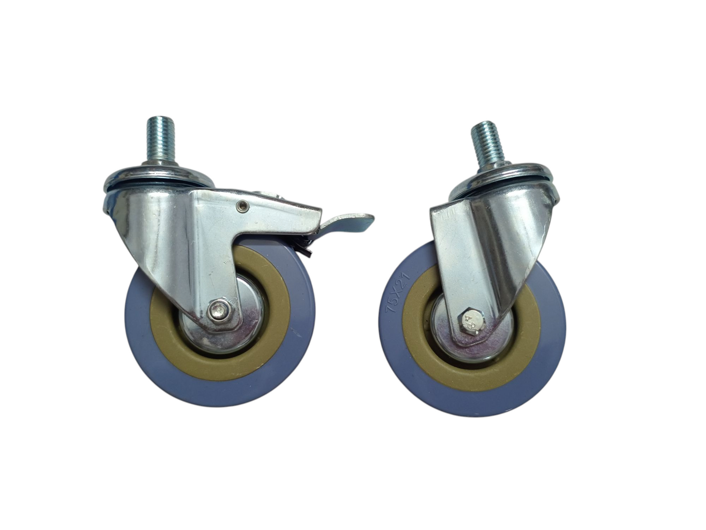 Commode Chair Caster Wheel 3 Inch With Brake / WIthout Brake