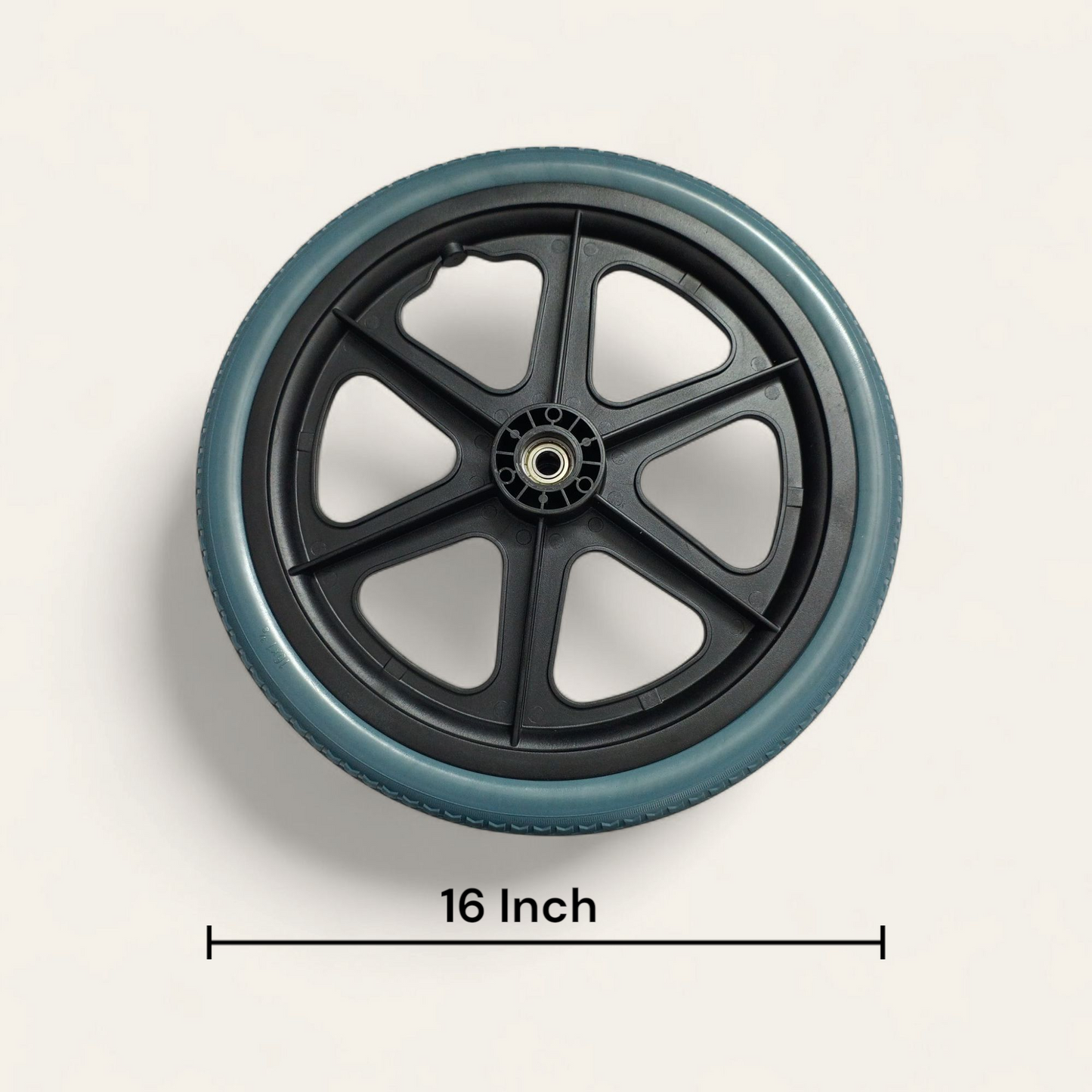 16 Inch (16*1.75) Rear Mag Wheels with Bearing For Wheelchair ,Walkers and Rollators (Pack of 2)