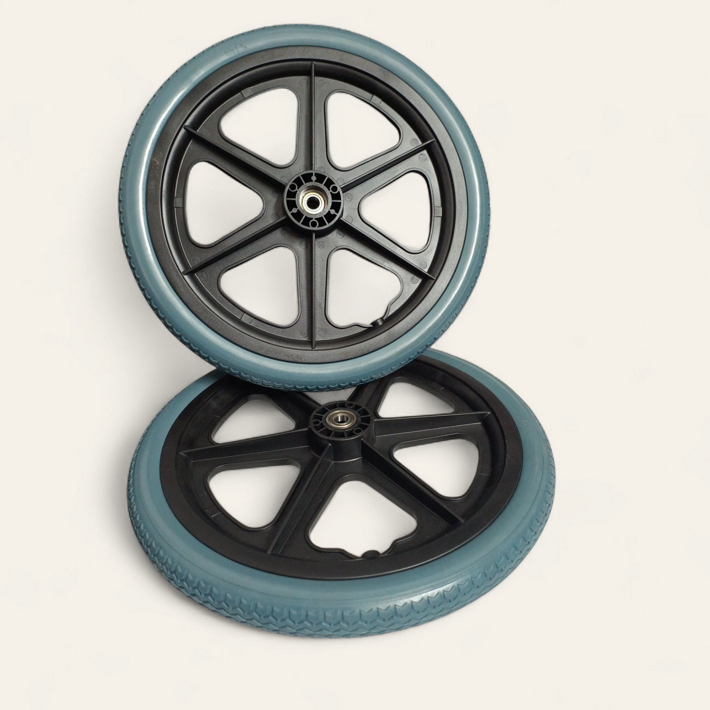 16 Inch (16*1.75) Rear Mag Wheels with Bearing For Wheelchair ,Walkers and Rollators (Pack of 2)