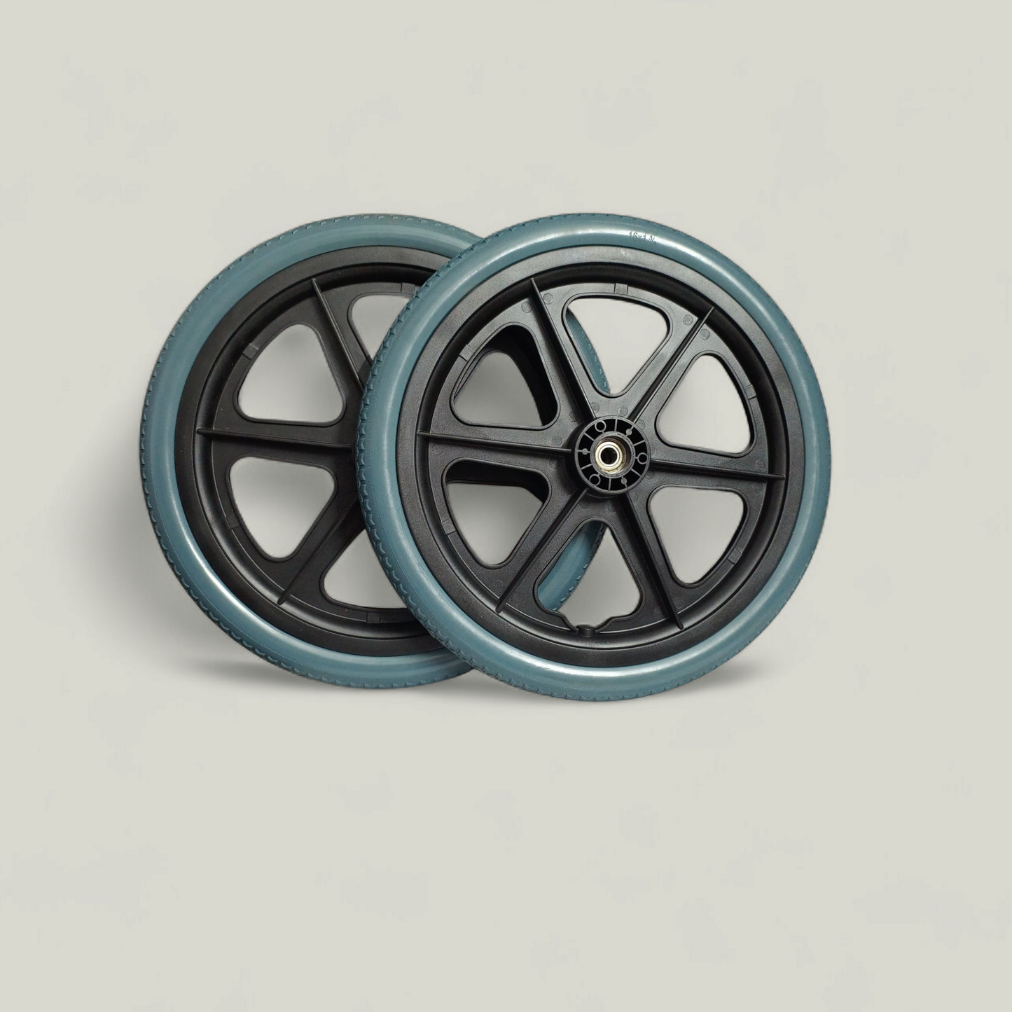 16 Inch (16*1.75) Rear Mag Wheels with Bearing For Wheelchair ,Walkers and Rollators (Pack of 2)