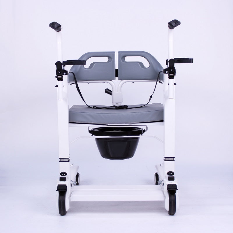 Mobility Kart Fast Assemble Patient Lift & Transfer Chair For Bedridden Patient - Cure Clouds patient transfer wheelchait CureClouds