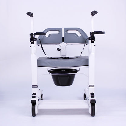 Mobility Kart Fast Assemble Patient Lift & Transfer Chair For Bedridden Patient - Cure Clouds patient transfer wheelchait CureClouds