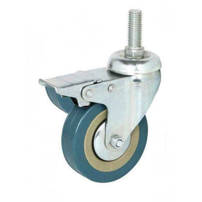 Commode Chair Caster Wheel 3 Inch With Brake commode chair wheel spare parts CureClouds