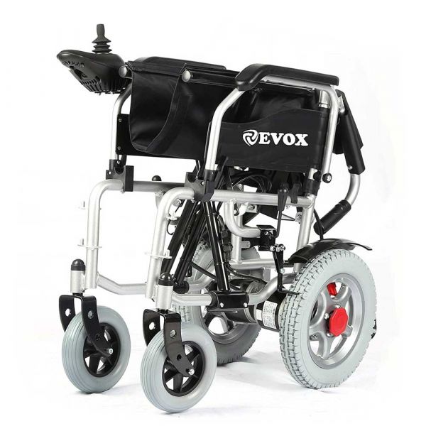 Evox Power WheelChair WC-105E with Small Wheels with Electromagnetic Breaks - Cure Clouds -null