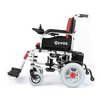 Evox Power WheelChair WC-105E with Small Wheels with Electromagnetic Breaks - Cure Clouds -null