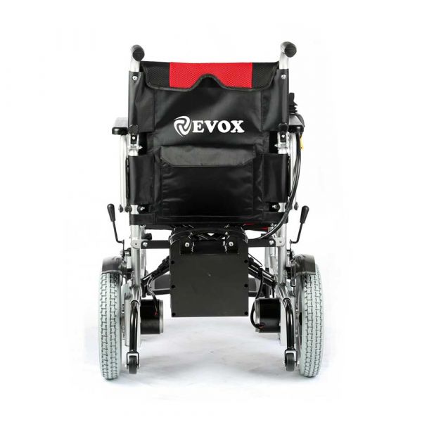 Evox Power WheelChair WC-105E with Small Wheels with Electromagnetic Breaks - Cure Clouds -null