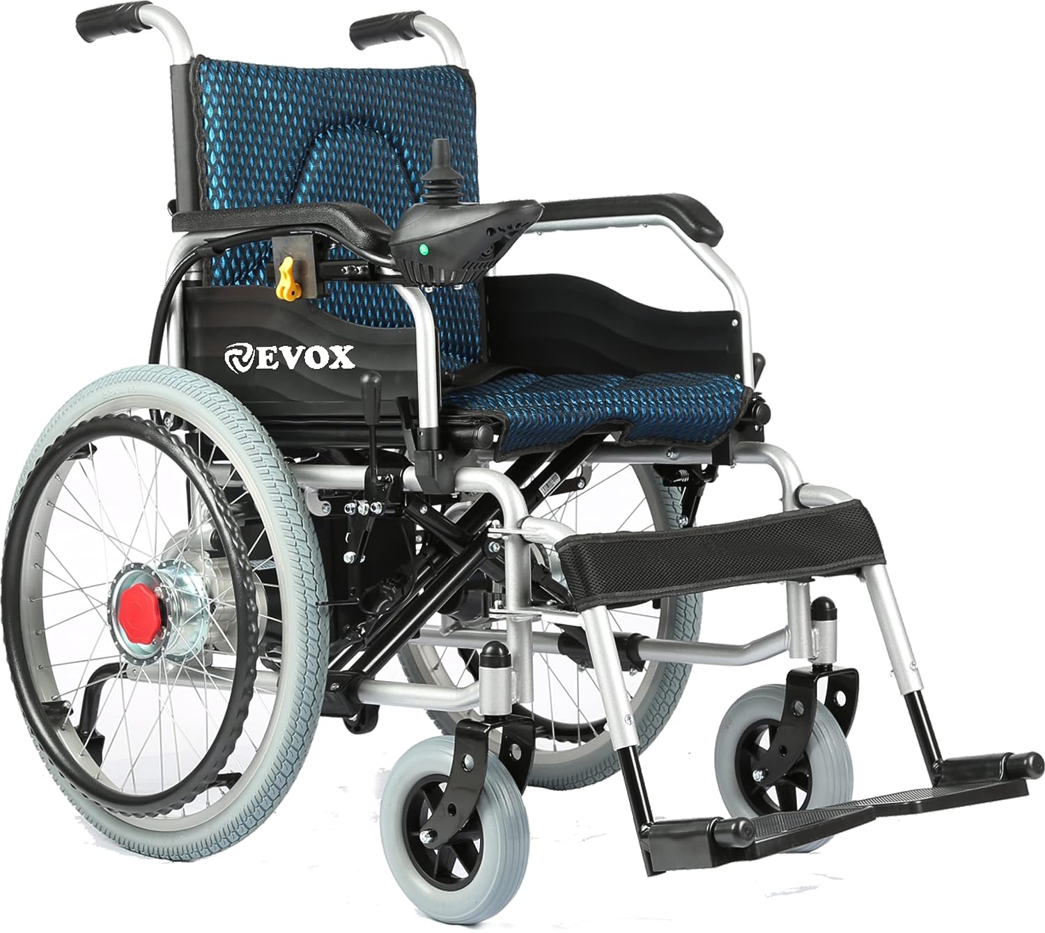 Evox Power Wheelchair with Light Weight Aluminium Frame WC 103 - Cure Clouds -null