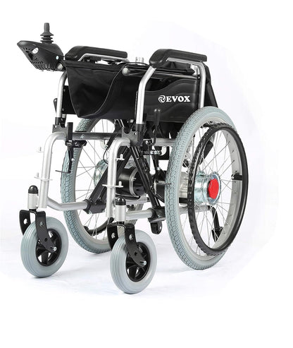 Evox Power Wheelchair with Light Weight Aluminium Frame WC 103 - Cure Clouds -null