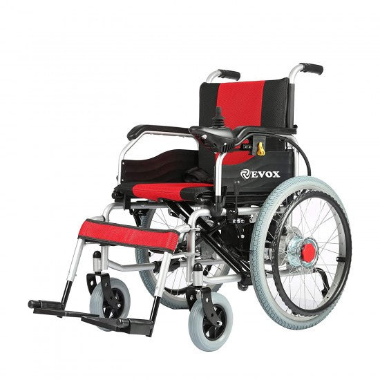 Evox WC 101 Foldable Power wheelchair with Manual Wheel Chair - Cure Clouds -null