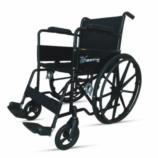 FOLDING WHEELCHAIR IN EPOXY FINISH WITH MAG WHEEL - Cure Clouds -null