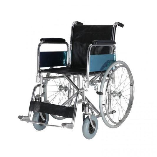 Cure Clouds Foldable Wheelchair with Detachable Armrest Footrest CureClouds