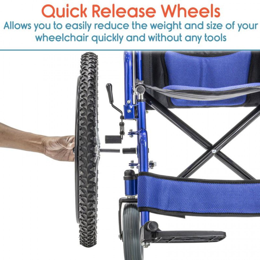 Heavy Duty Deluxe Wheelchair - Cure Clouds -null