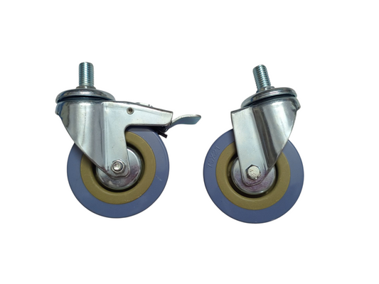 Commode Chair Caster Wheel 3 Inch With Brake / WIthout Brake