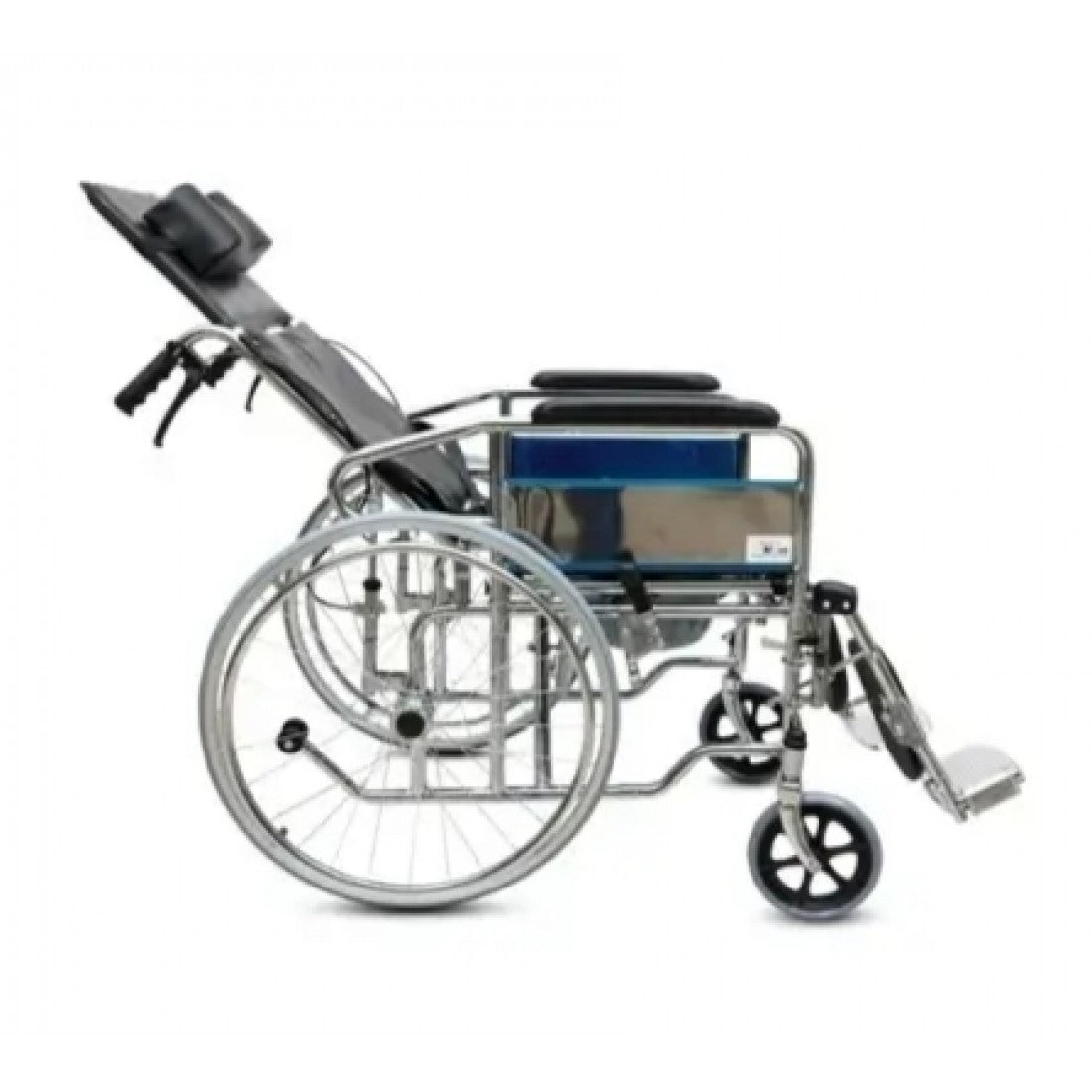 Reclining Wheelchair with Commode (U Cut seat) CureClouds