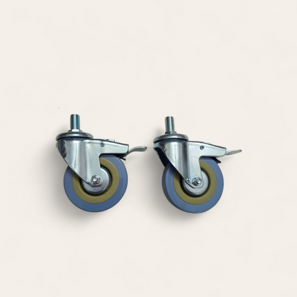 Commode Chair Caster Wheel 3 Inch With Brake / WIthout Brake