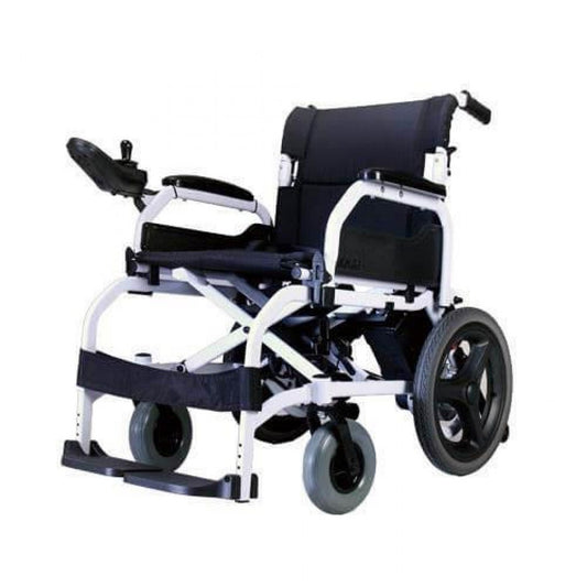 Karma SP 100 Lightweight Folding Power Wheelchair CureClouds