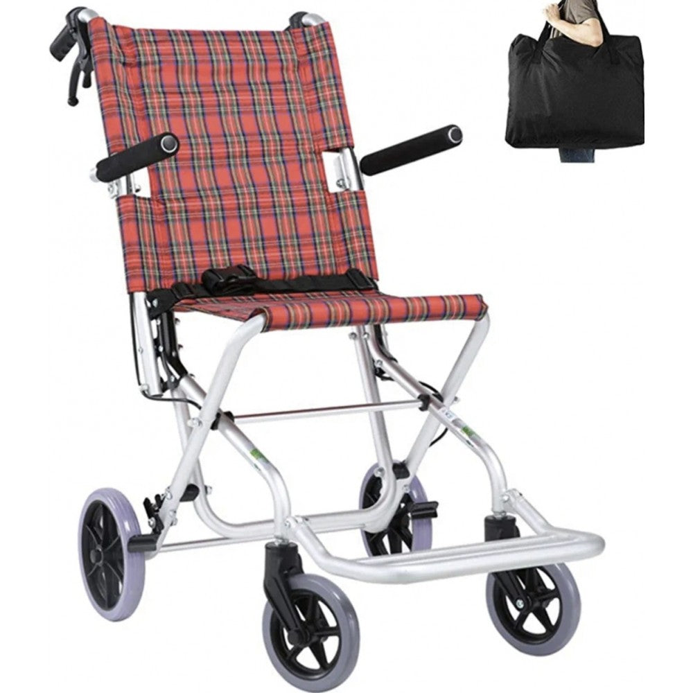 Karma TV-30 Transit Light Weight Wheelchair with Carry Bag - Cure Clouds -null