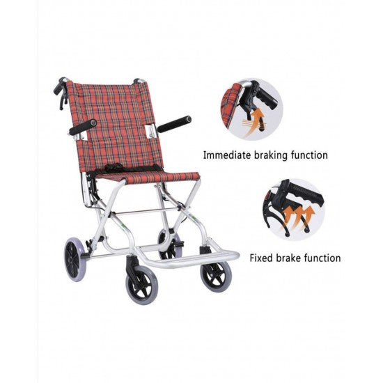 Karma TV-30 Transit Light Weight Wheelchair with Carry Bag - Cure Clouds -null