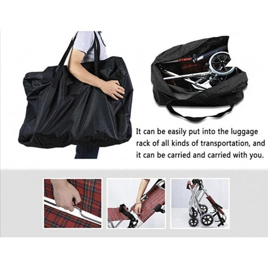 Karma TV-30 Transit Light Weight Wheelchair with Carry Bag - Cure Clouds -null