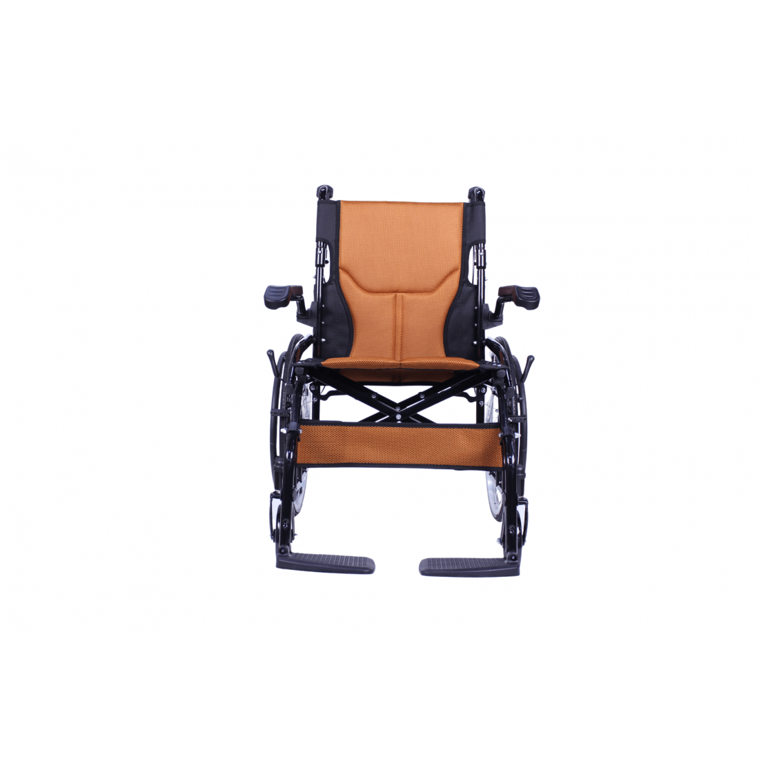 Light Weight Compact Foldable Wheelchair with Flip-up Armrest & Footrest CureClouds