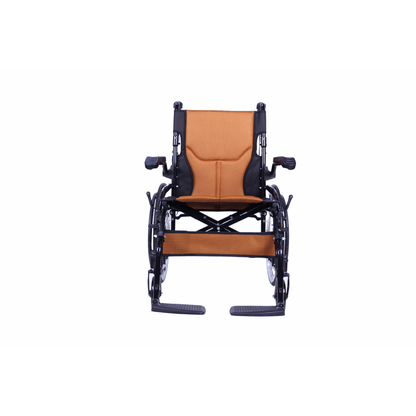 Light Weight Compact Foldable Wheelchair with Flip-up Armrest & Footrest CureClouds