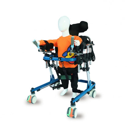 Multifunction CP Walker with Adjustable Seat Headrest and Leg Support Belt - Cure Clouds -null