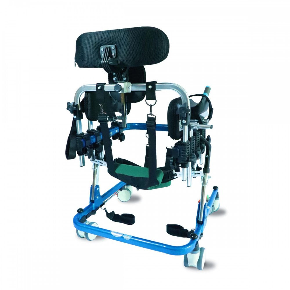 Multifunction CP Walker with Adjustable Seat Headrest and Leg Support Belt - Cure Clouds -null