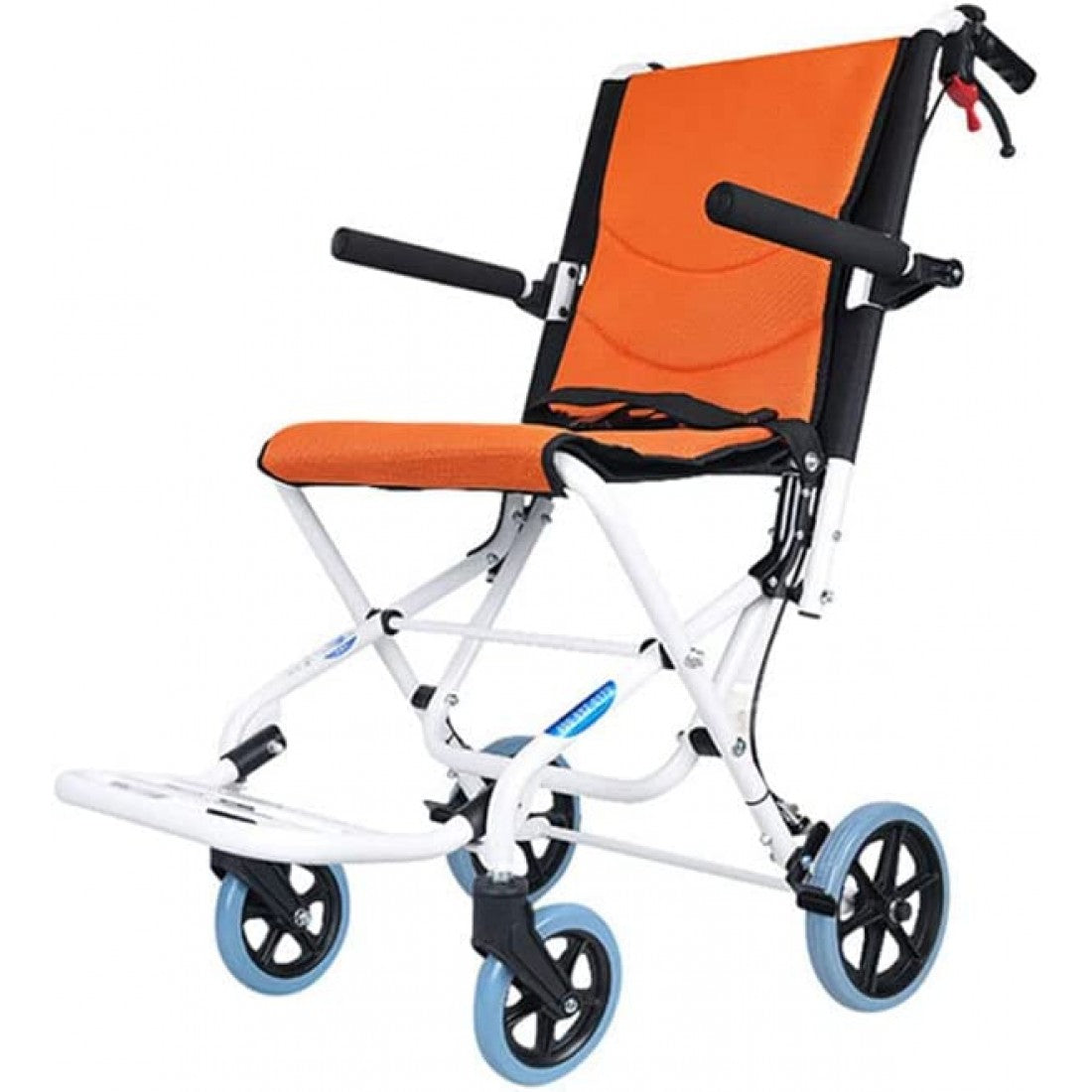 Ultra Lightweight Folding Transit Wheelchair with Carry Bag - Cure Clouds -null