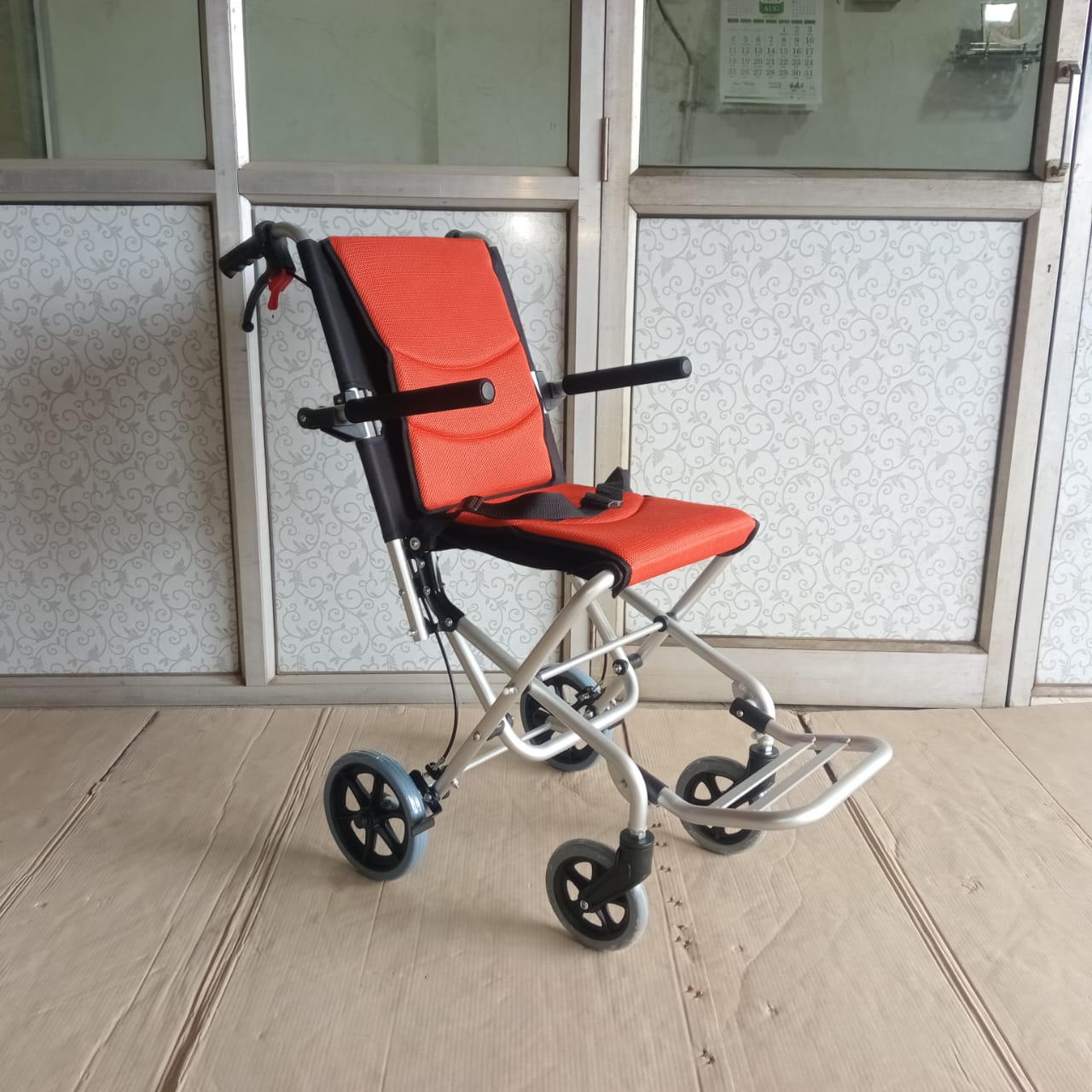 Ultra Lightweight Folding Transit Wheelchair with Carry Bag - Cure Clouds -null