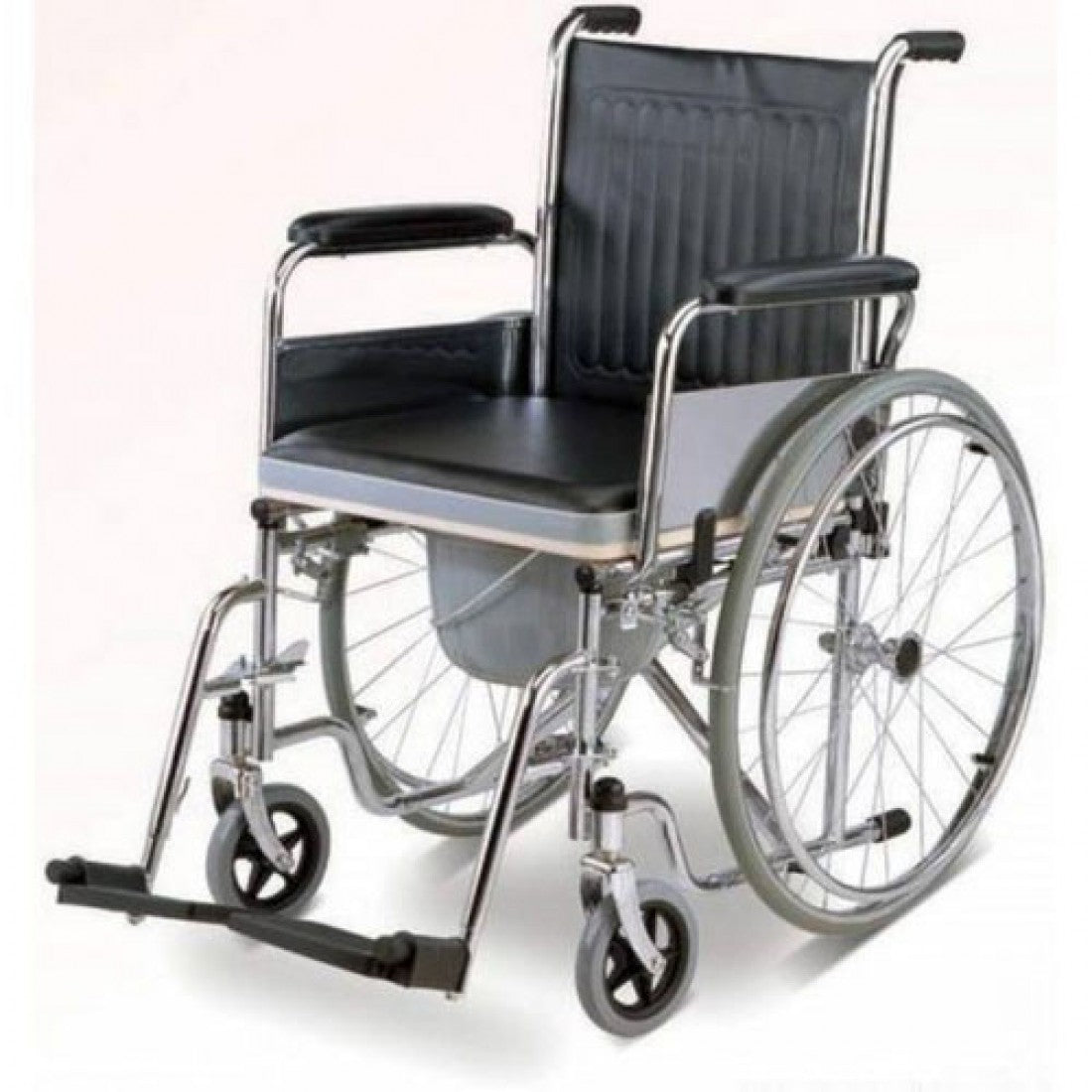 Wheelchair with Seat Lift Commode - Cure Clouds -null