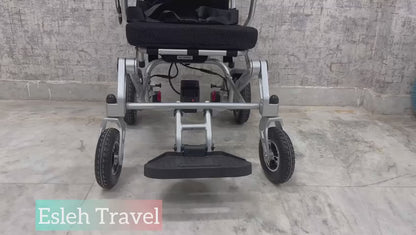 Esleh Travel Ultra Lightweight Easy to Carry Foldable Power Wheelchair - Cure Clouds