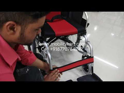 Evox WC 101 Foldable Power wheelchair with Manual Wheel Chair