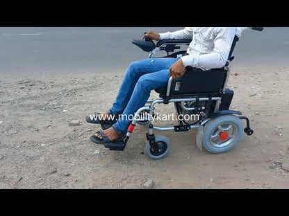 Evox Power WheelChair WC-105E with Small Wheels with Electromagnetic Breaks